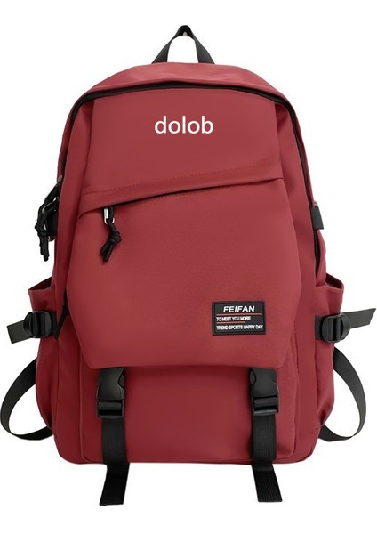 Sırt Çantası Erkek Basit Rahat Büyük Kapasiteli Küçük Seyahat Sırt Çantası Kadın Ortaokul Öğrencisi Lise Öğrencisi Okul Çantası Erkek (Yurt Dışından)