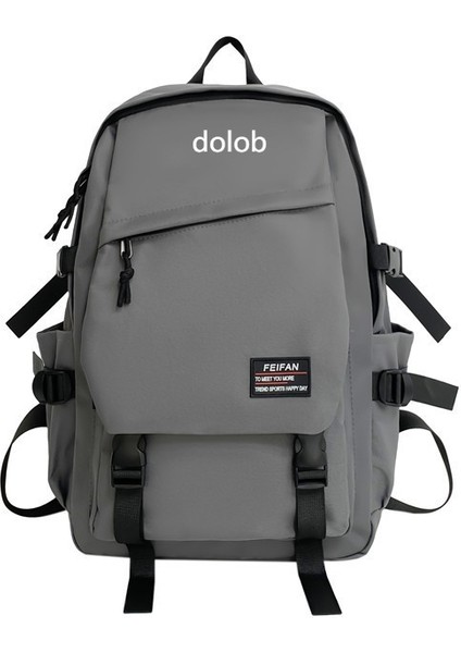 Sırt Çantası Erkek Basit Rahat Büyük Kapasiteli Küçük Seyahat Sırt Çantası Kadın Ortaokul Öğrencisi Lise Öğrencisi Okul Çantası Erkek (Yurt Dışından)