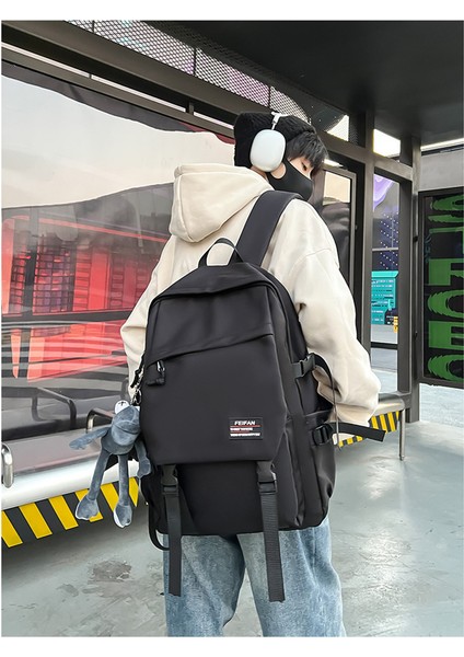 Sırt Çantası Erkek Basit Rahat Büyük Kapasiteli Küçük Seyahat Sırt Çantası Kadın Ortaokul Öğrencisi Lise Öğrencisi Okul Çantası Erkek (Yurt Dışından) fiyatları