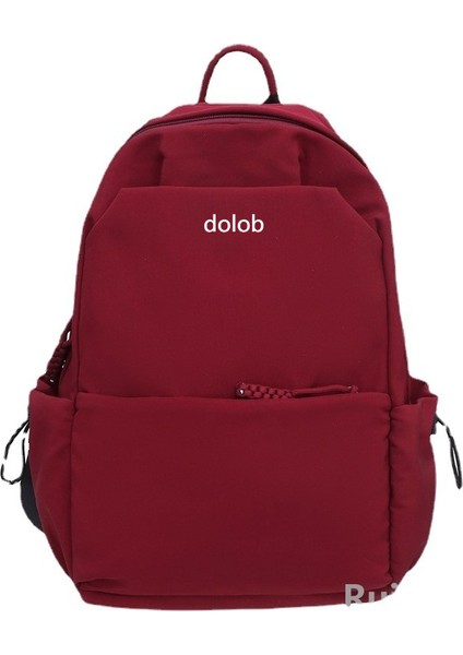 Japon Okul Çantası Kadın Üniversite Öğrencisi Kore Versiyonu Ins Büyük Kapasiteli Basit Düz Renk Sırt Çantası Ortaokul Öğrencisi Sırt Çantası Erkek (Yurt Dışından)