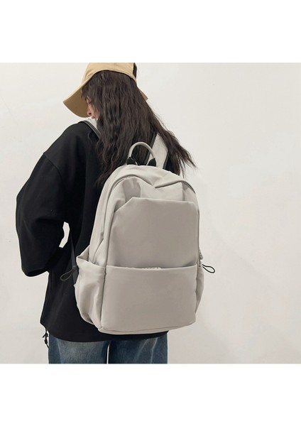 Japon Okul Çantası Kadın Üniversite Öğrencisi Kore Versiyonu Ins Büyük Kapasiteli Basit Düz Renk Sırt Çantası Ortaokul Öğrencisi Sırt Çantası Erkek (Yurt Dışından) fiyatları