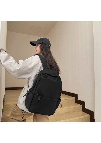 Japon Okul Çantası Kadın Üniversite Öğrencisi Kore Versiyonu Ins Büyük Kapasiteli Basit Düz Renk Sırt Çantası Ortaokul Öğrencisi Sırt Çantası Erkek (Yurt Dışından) indirimleri