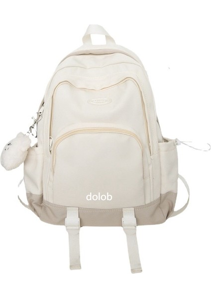 Büyük Kapasiteli Ortaokul Öğrencisi Öğrenci Çantası Kadın Ins Tarzı Japon Tarzı Sırt Çantası Modaya Uygun Basit Sırt Çantası Basit (Yurt Dışından)