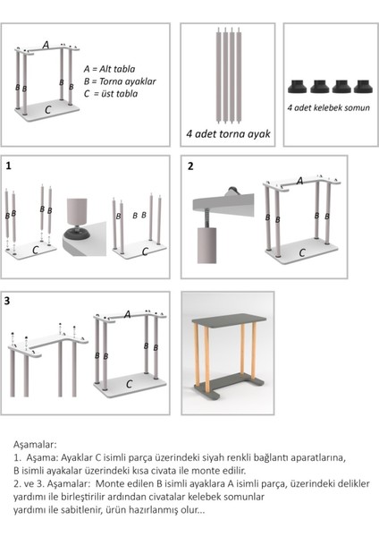 Kahverengi Tekerlekli Çam Çalışma Masası ve Kişisel Çözüm Sehpası Laptopmasa 60 cm Suntalam 35 cm 6 fırsatları