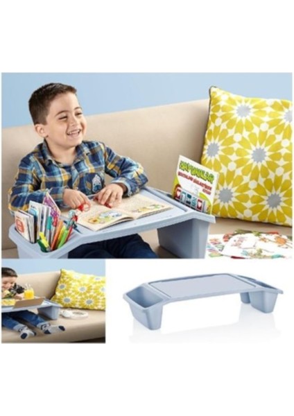 60 cm Pratik Laptop Çalışma Hobby Yatak Keyif Tablet Sehpası Çok Amaçlı Ders Çalışma Masası 20 cm P fırsatları