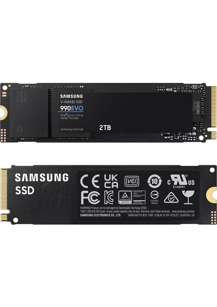 990 Evo 2TB 5000MB-4200MB PCIe 4.0 X4 NVMe 2.0 M.2 SSD modelleri