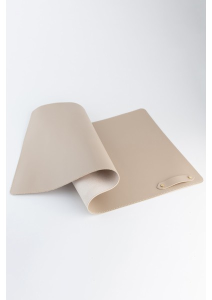 Yok Krem Pu Deri Laptop Bilgisayar Için Geniş Gamings Masa Matı Mouse Pad Sümen+ Bardak Altlığı Ev modelleri