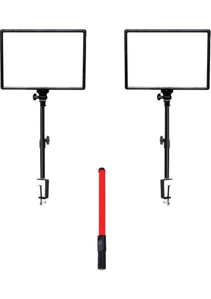 Pro LED GX-300 & St-60 Rgb LED Tüp Gamer Yayıncı LED Işık Kiti