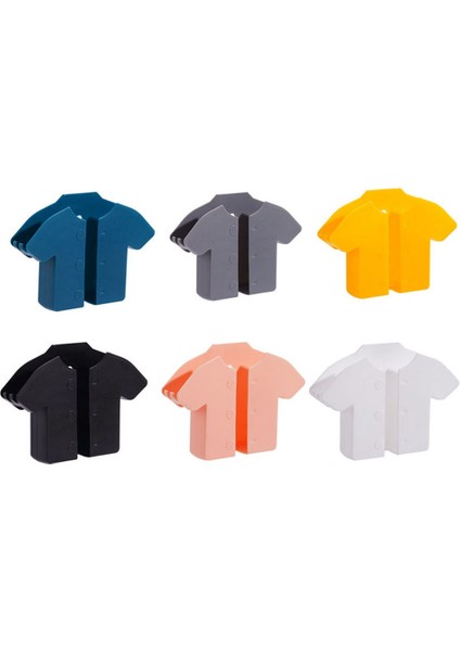 Kendinden Yapışkanlı Duvara Monte Saklama Kutusu 6 Askı Seti, Ev Asılı Raf Uzaktan Kumanda Depolama Cep Telefonu Tutucu (Yurt Dışından)