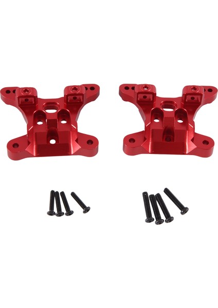 Scy1/16 Uzaktan Kumandalı Araba Parçaları ve Aksesuarları Için Uygundur 6061 Alüminyum Yükseltme Ön ve Arka Braket Kırmızı (Yurt Dışından)