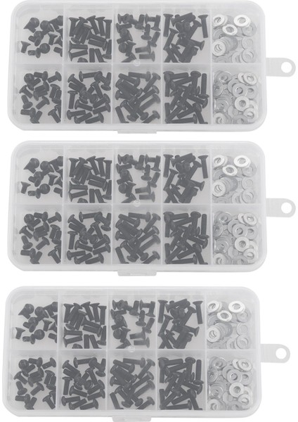 Vidalar Kutu Seti 1/10 D90 SRC10 Uzaktan Kumanda Rc Araba Parçaları 540 Adet (Yurt Dışından)