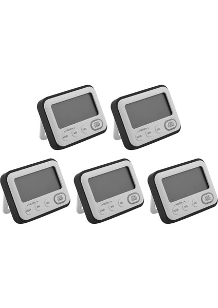 5x Dijital Mutfak Geri Sayım Sayacı: Öğretmenler Sınıf Sayacı LCD Loud Manyetik Klip Çocuklar Basit Saat (Yurt Dışından)
