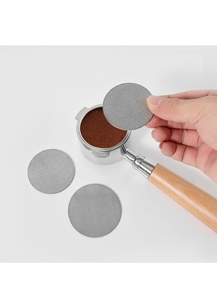 4x Kahve Filtresi Örgü, Yeniden Kullanılabilir Kahve Puck Ekranı Kahve Makinesi Filtreleri Aksesuarları Için Yüksek Mukavemetli 54MM (Yurt Dışından)