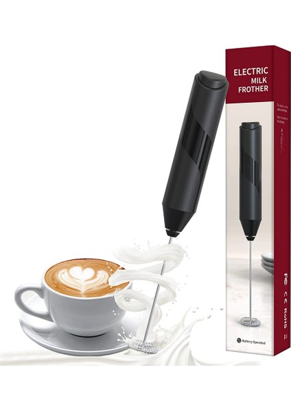 Süt Köpürtücü El, Kahve Için Elektrikli Süt Köpürtücü, Lattes Süt Için Kahve Köpürtücü Elektrikli Çırpma Içecek Mikseri A (Yurt Dışından)