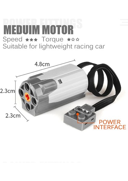 15 Adet Güç Fonksiyonu Motorlu Yapı Taşları Güç Kiti 6 Orta Motor, 3 Kutu, 3 Ir Uzaktan Kumanda, 3 Alıcı (Yurt Dışından)