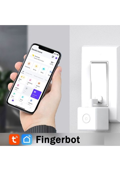 Tuya Akıllı Uzaktan Kumanda + Araç Seti Bluetooth Akıllı Fingerbot Sesli Kontrol Düğmesi Itici Akıllı Yaşam (Yurt Dışından)
