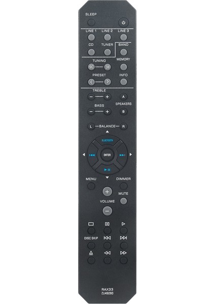 RAX33 Stereo Alıcı Için Uzaktan Kumandayı Değiştirin R-S202 R-S202BL R-S202D RS202 RS202BL RS202D (Yurt Dışından)