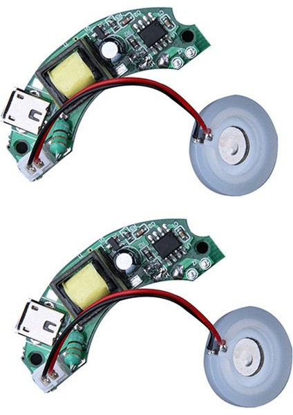 2 Adet 5V Nemlendirici Sürücü Panosu Mist Maker Atomizasyon Diskleri Istikrarlı Ultra Ince Düşük Güç Büyük Sprey Devre Aksesuarları (Yurt Dışından)