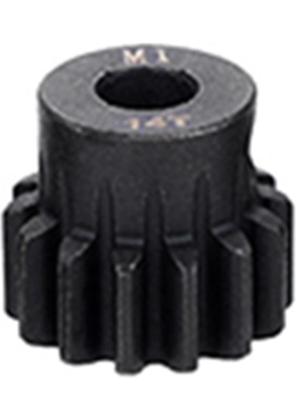 M1 5mm 14T Siyah Çelik Metal Pinyon Motor Dişlisi 1/10 Rc Model Araba Için (Yurt Dışından)