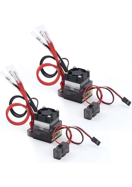 2x 320A 7.2V-16V Çift Yönlü Fırçalı Esc Hız Kontrol Cihazı Rc Araba Kamyon Tekne Için (Yurt Dışından)