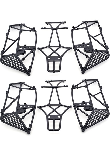 2x Rc Araba Gövde Kabuğu Rulo Kafes Seti 7532 Zd -10 DBX10 1/10 Rc Araba Yükseltme Parçaları Yedek Aksesuarlar (Yurt Dışından)