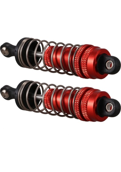 2 Adet Metal Amortisör Yedek Aksesuar 144001 1/14 4WD Rc Araba Parçaları, Kırmızı (Yurt Dışından)