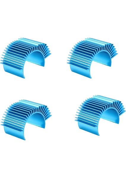 4x Rc Araba Yedek Parçaları 540 550 Motor Radyatörü 12428 12423 A959-B A969-B A979-B A929-B Mavi (Yurt Dışından)