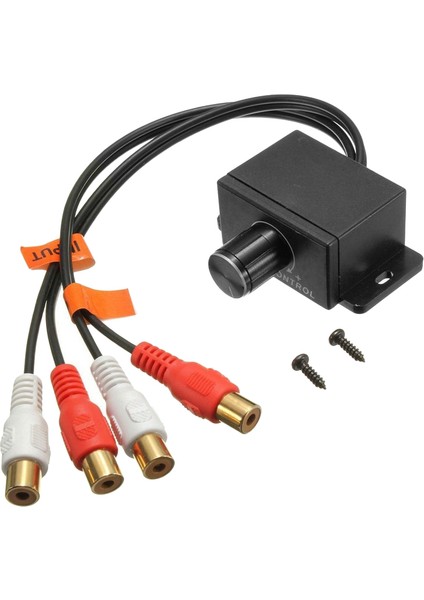 Araba Ev Siyah Için Evrensel Amplifikatör Bas Rca Kazanç Seviyesi Ses Kontrol Düğmesi (Yurt Dışından)