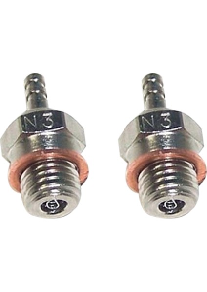 70117 1/10 1/8 Rc Kamyon Nitro Motor Parçaları Için 2x N3 Sıcak Kızdırma Bujisi (Yurt Dışından)