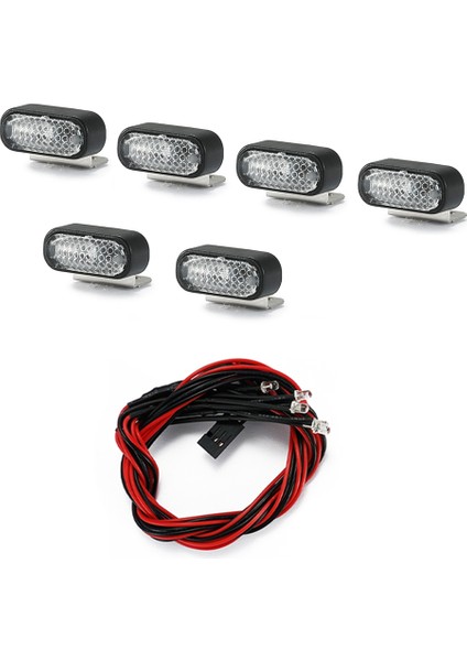 6 Adet LED Çatı Işıkları Farlar Spot Mn D90 Mn-90 MN99S G500 MN86S MN86 D12 C14 C24 Rc Araba Yükseltme Parçaları, 1 (Yurt Dışından)