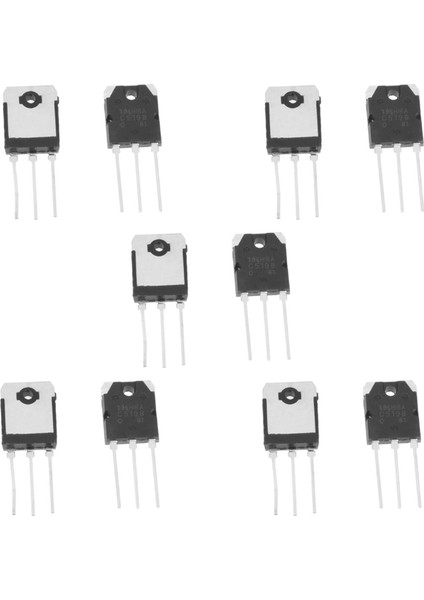 Çift A1941 + C5198 10A 200V Güç Amplifikatörü Silikon Transistör (Yurt Dışından)