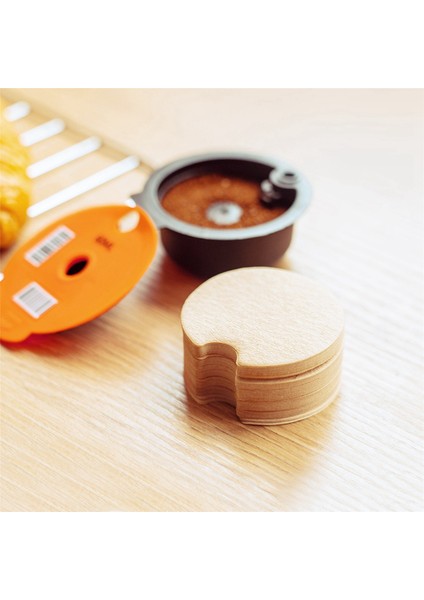 Yeniden Kullanılabilir Kahve Kapsülü Için 400X Tek Kullanımlık Kağıt Filtre Bloktan Koruyun Temizlik Için Kapsül Tutun (Yurt Dışından)