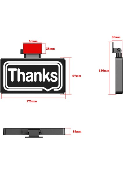 Araba Arka Cam Işığı Otomatik Uzaktan Kumanda Sürüş Kuralları Işıklar Burcu Ekran Işığı Rgb LED Lamba (Yurt Dışından)