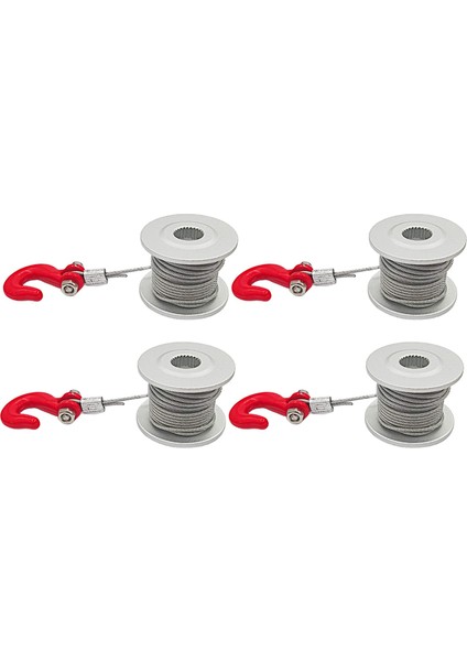 4 Adet 25T Direksiyon Dişlisi Servo Tekerlek Davul 1/10 Rc Paletli Araba Trx4 Eksenel SCX10 90046 D90 D110 (Yurt Dışından)