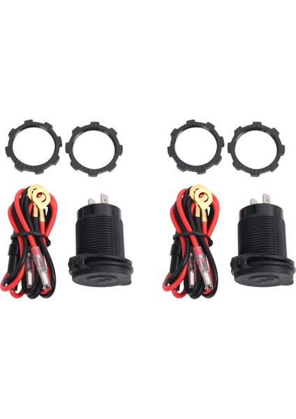 2x Hızlı Şarj 3.0 Çift USB Araç Şarj Cihazı 12 V 36 W USB Hızlı Şarj Cihazı Anahtarı ile Tekne Motosiklet Kamyon Golf Arabası Için Yeşil (Yurt Dışından)