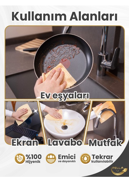 Yüzey Temizleme Havlusu, Hijyenik Temizlik Bezi, 250 Adet