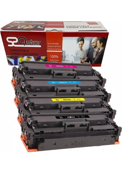 Hp 415A Çipli Muadil Toner Set W2030A W2031A W2032A W2033A