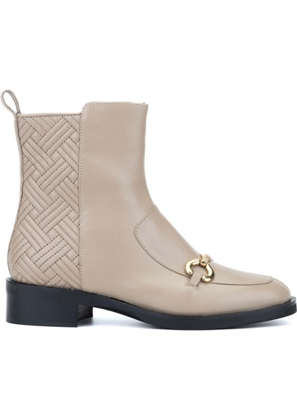 Evaluna Kadın Deri Taupe Casual Bot 997 2222 Bn Bot SK23/24 Vıtello Taupe