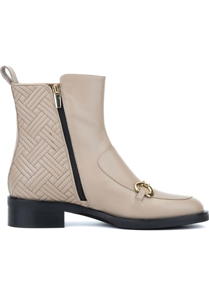 Evaluna Kadın Deri Taupe Casual Bot 997 2222 Bn Bot SK23/24 Vıtello Taupe