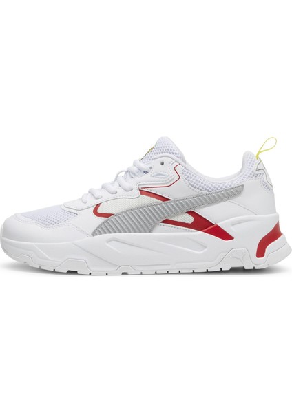 Ferrari Trinity 307950-04 ERKEK P White-P Silver-Rosso Corsa Günlük Sneaker Ayakkabı