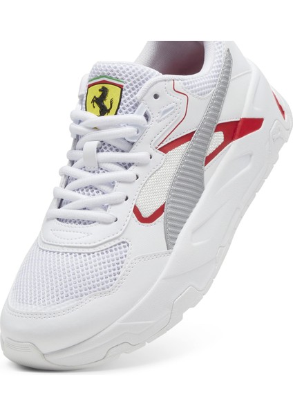Ferrari Trinity 307950-04 ERKEK P White-P Silver-Rosso Corsa Günlük Sneaker Ayakkabı modelleri