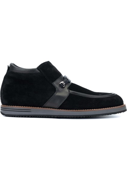 Marıo Brunı Erkek Hakiki Deri Siyah Casual Bot 104 14515 Erk Bot SK23/24 Black Suede