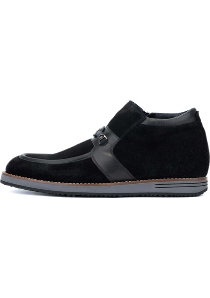 Marıo Brunı Erkek Hakiki Deri Siyah Casual Bot 104 14515 Erk Bot SK23/24 Black Suede