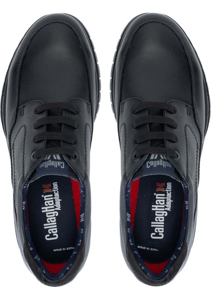 Erkek Deri Siyah Casual Ayakkabı 618 12700 Erk Ayk Y23 Sıyah Fltr indirimleri