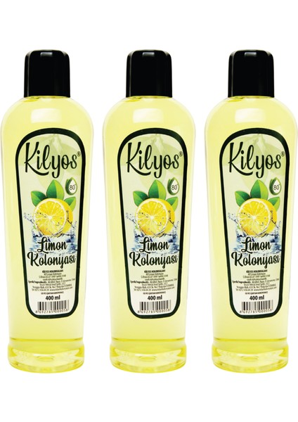 Limon Kolonyası 400ML x 3 Adet