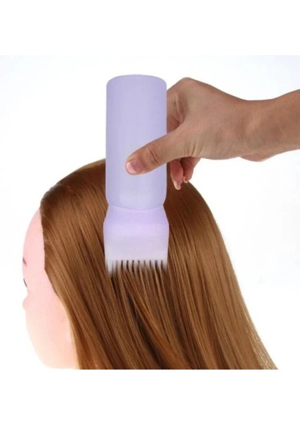 Tekno Trust Saç Açıcı Tarak Taraklı Saç Boyama ve Bakım Yağı Uygulama Şişesi Çok Renkli