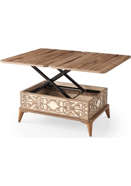 Dikdörtgen Zerenland 114 Akıllı Sehpa, Sihirli Sehpa, Açılır Orta Sehpa, Laptop Calışma Masası, Büy fiyatları