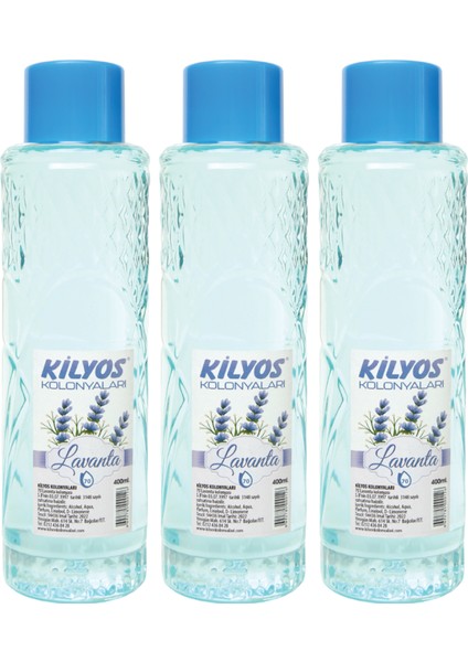 Lavanta Kolonyası 400ML x 3 Adet