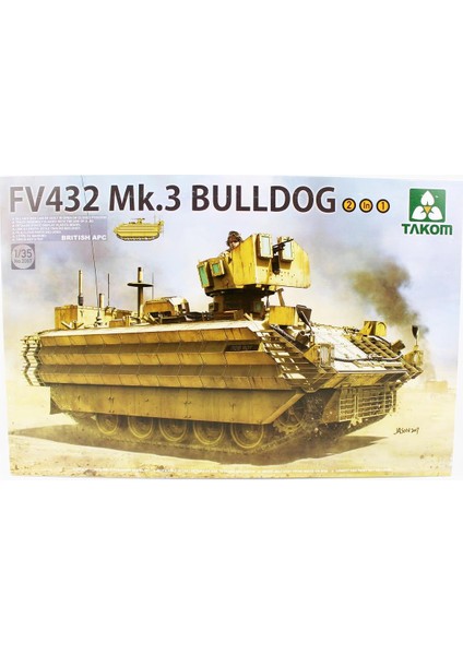 2067 1/35 Ölçek, Ingiliz Apc FV432 Mk.3 Bulldog Tankı, (2 In 1), Plastik Model Kiti