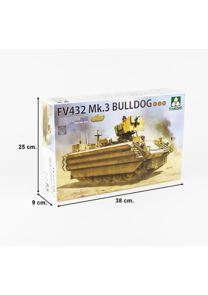 2067 1/35 Ölçek, Ingiliz Apc FV432 Mk.3 Bulldog Tankı, (2 In 1), Plastik Model Kiti indirimleri
